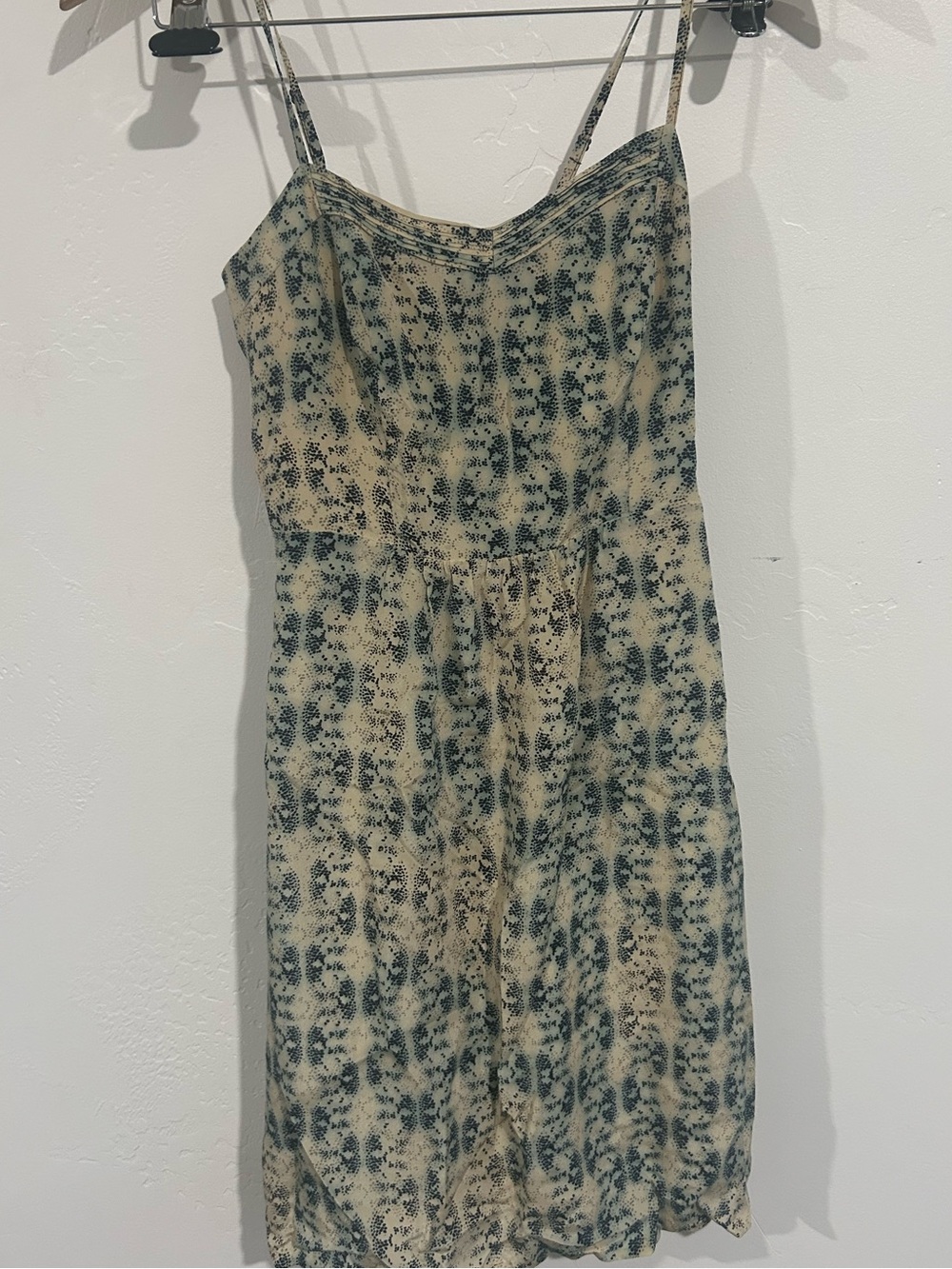 Moulinette Soeurs Blue Spaghetti-Strap Mini Dress